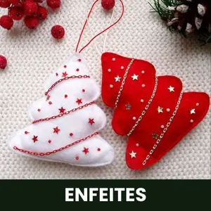 Moldes Enfeites em feltro